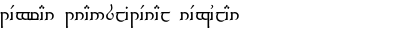 Tengwar Transliteral regular